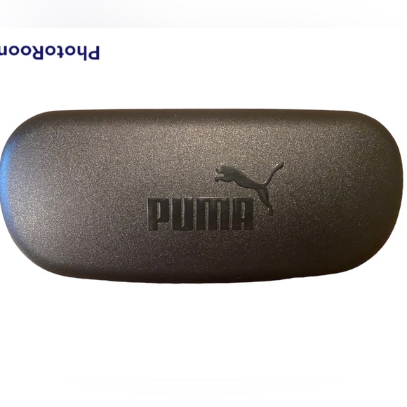 Puma Other - Puma~Black Hard Plastic Clamshell Eyeglasses/Sunglasses Case Felt Lined Size OS
